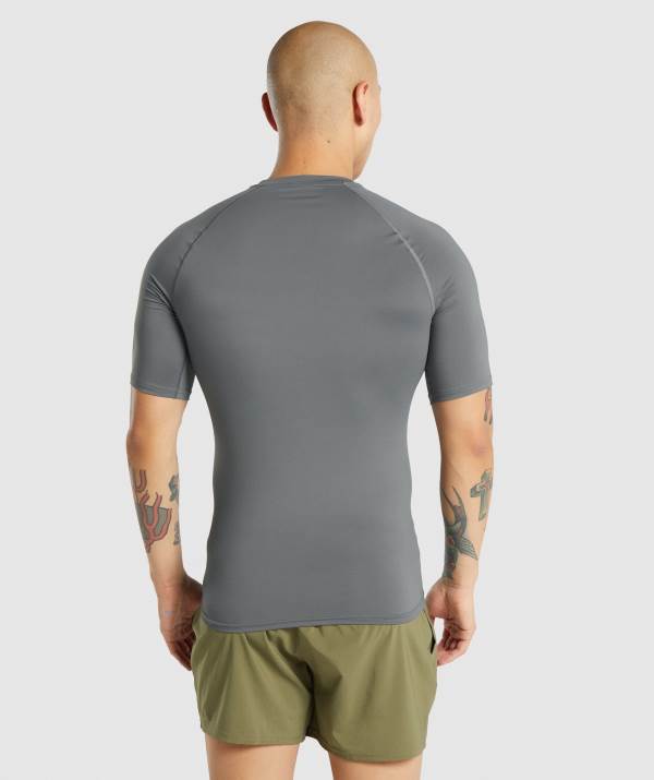 Panske Tricka Gymshark Element Baselayer Tmavo Siva | JM4792516